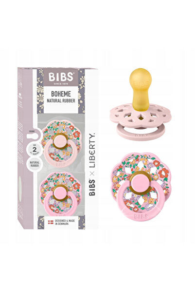 NO BRAND Bavete pentru bebeluși boheme liberty 2 bucăți rotunde +6 luni roz f...