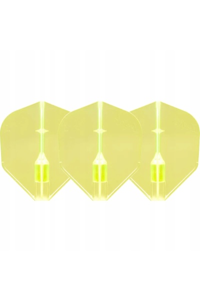 NO BRAND L-Style L3Ez Phantom Neon - Penare de zbor galbene pentru dart