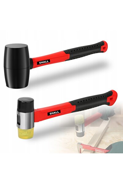 NO BRAND Set de 2 ciocane de cauciuc