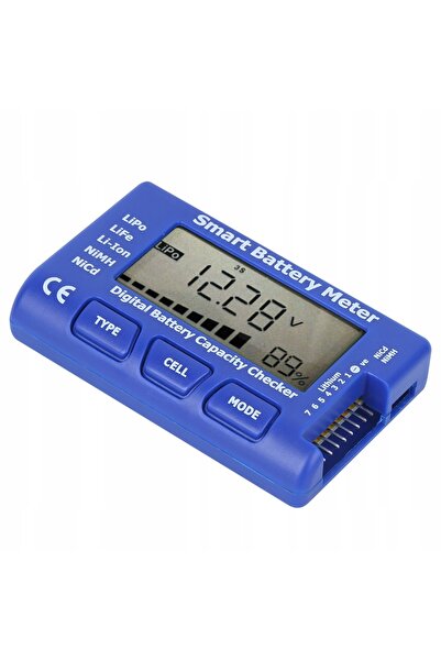 NO BRAND Tester de capacitate baterie 8-63V cu afișaj LCD, contor baterie 5 în 1