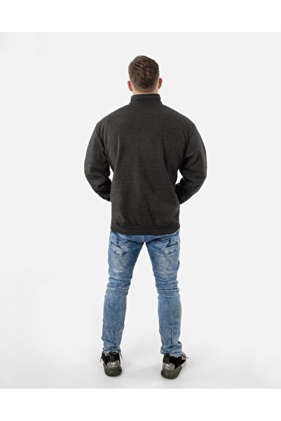 NO BRAND Hanorac sport casual din bumbac cu fermoar, mărime mare, pentru bărb...