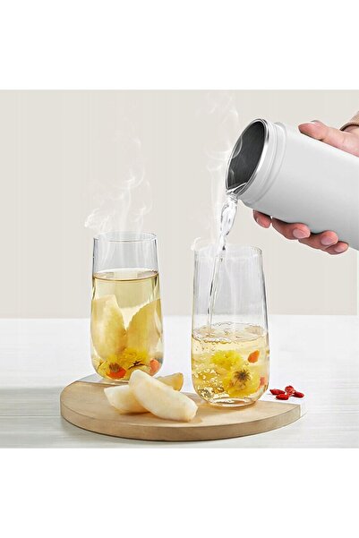 NO BRAND Cana electrică portabilă de călătorie cu încălzire, 500ml, fierbător...