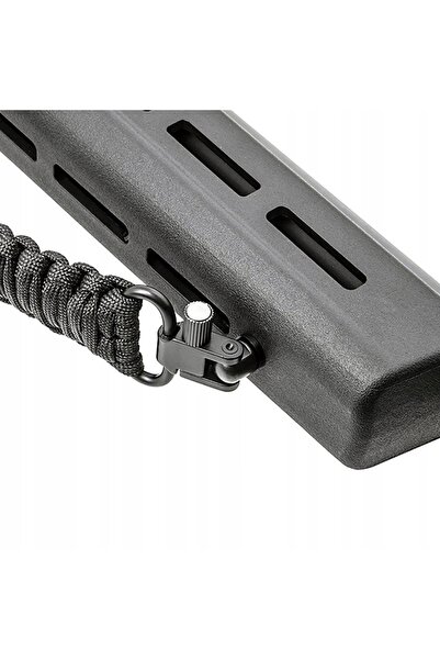 NO BRAND Curea elastică pentru armă cu 2 puncte, neagră