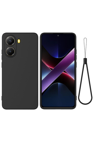 bestcase Интели ®   Мека силиконова калъфка, съвместима с Poco X7 Pro, с микр...