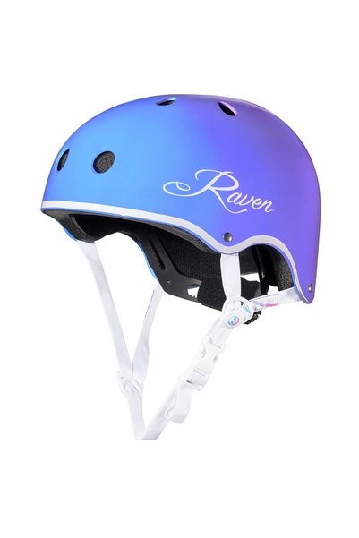NO BRAND Cască de ciclism Raven Essto Albastru/Violet XS (48-52cm)
