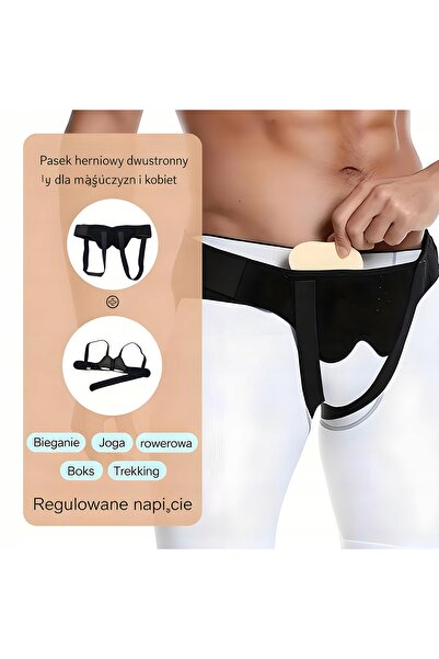NO BRAND Pansament medical pentru plexul perineal |   Czarny M |   Suport + C...