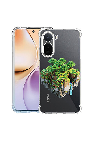 bestcase ®   Husă Antișoc pentru Xiaomi Redmi A7 Pro, Minecraft Land, 3145728...