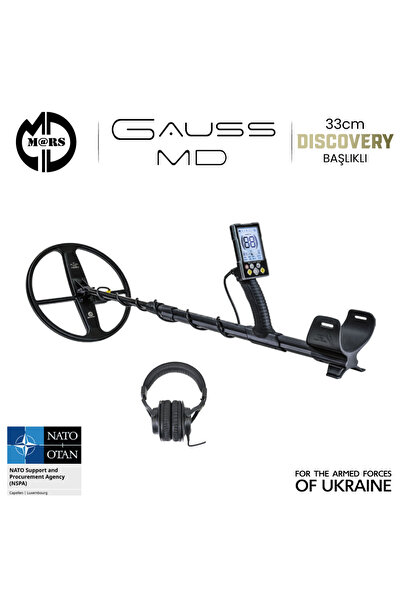 MARS MD GAUSS MD Dedektör – Discovery 33cm Başlık + Kulaklık