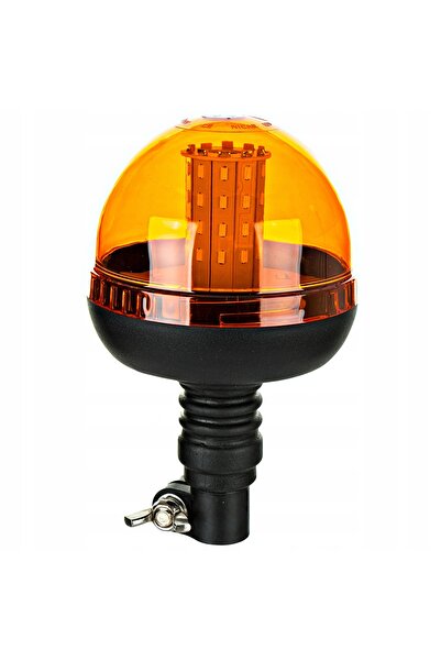 NO BRAND Lampă de avertizare LED rotativă cu suport, 12V 24V