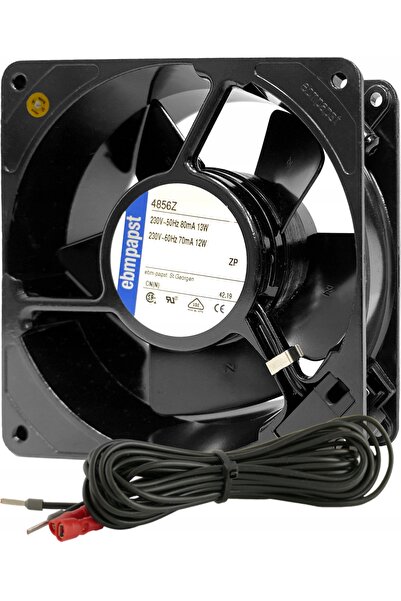 NO BRAND Ebmpapst 100m³/h Rulmenți cu bile Cabluri de alimentare Ventilator a...