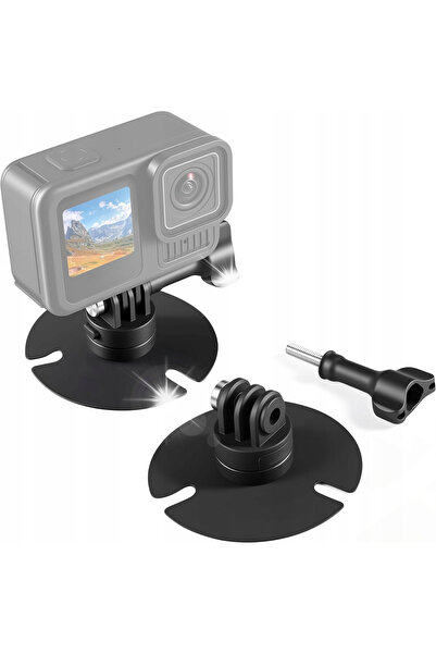 NO BRAND 2 bucăți Suport flexibil autoadeziv pentru cască pentru DJI Action 6...