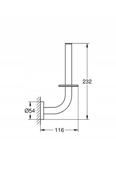 Grohe Suport de hârtie igienică de rezervă 411862430
