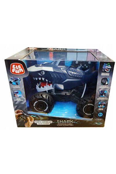 NO BRAND Elefun Vehicul Interactiv Telecomandat pentru Cascadorii, Rechin
