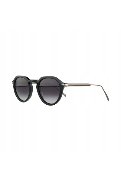 NO BRAND Ochelari de soare rotunzi din metal - Ramă neagră