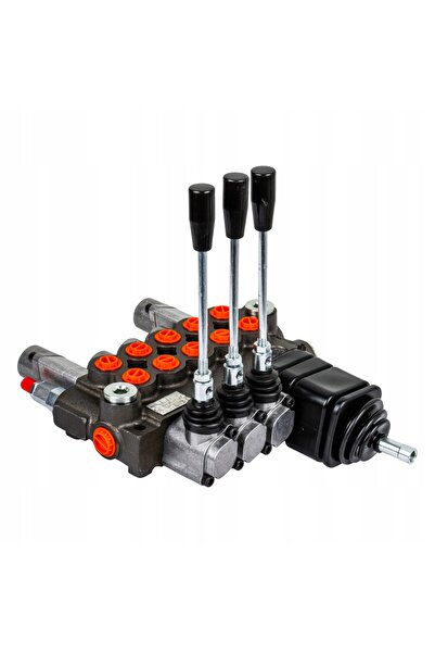 NO BRAND Despicător hidraulic Pdddp cu 5 secțiuni, 40L, cu manete joystick, B...