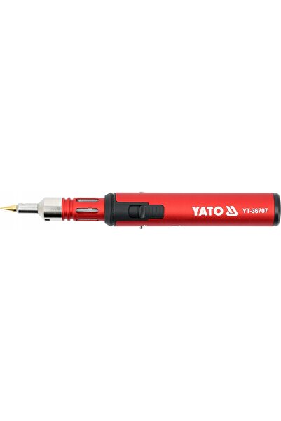 yato Ciocan de lipit cu gaz cu accesorii 1300 ° Arzător piezo electric Copala...