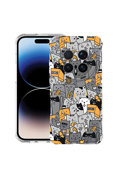 bestcase ®   Αντικραδασμική Θήκη Husa για Honor Magic 8 Pro, Σχέδιο Γάτας, 31...