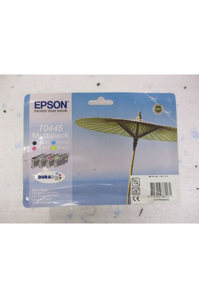 NO BRAND Cartuș de cerneală Epson Stylus C64 T0445 Negru Roșu Albastru Galben
