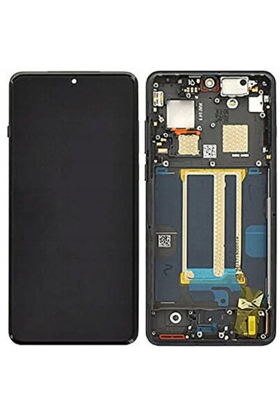 NO BRAND 100% ORIGINAL DISPLAY LCD PACHET SERVICE + RAMĂ OnePlus 13 5G NEGRU