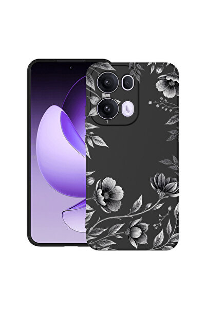 bestcase ®   Θήκη TPU Υπέρλεπτη Husa για OPPO A6 / A6x / A6s, Μαύρο Φλοράλ, 3...