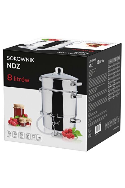 NO BRAND Sokownik Galicja 8L Ndz Oală pentru suc din oțel inoxidabil, compati...