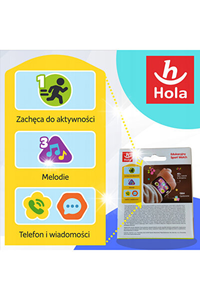 NO BRAND Ceas inteligent educativ Hola, Ceas de învățare, 1-5 ani, Peste 40 d...