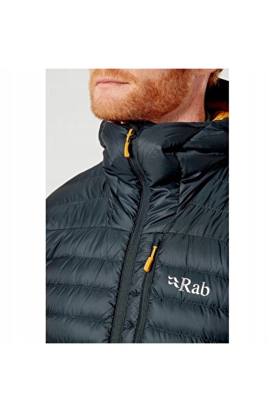 NO BRAND Geacă de puf alpină ultraușoară Rab pentru bărbați, neagră, mărimea L