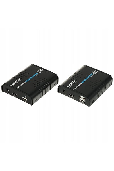 DeltaEvim Extensor Convertor HDMI+USB-Ex-120-4K-Pro