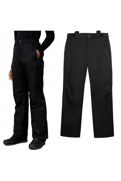 NO BRAND Outhorn Pantaloni de schi pentru bărbați Impermeabili XL Negri
