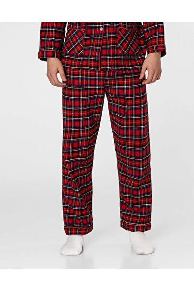 NO BRAND Pijamale groase și călduroase din flanelă, căptușite, bluză și panta...