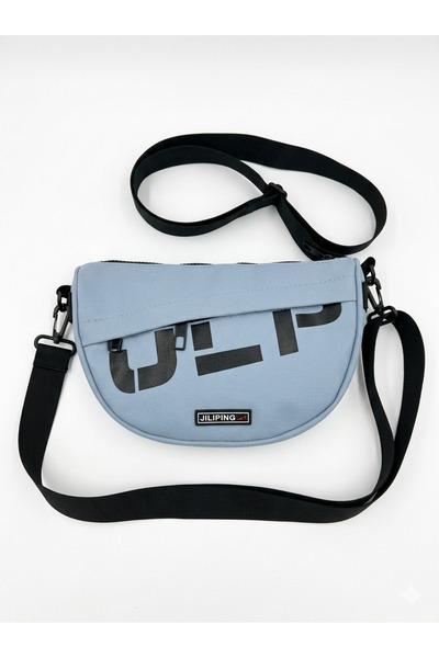 Jiliping Borsetă Unisex Tip Semilună, Geantă Crossbody Impermeabilă cu Compar...