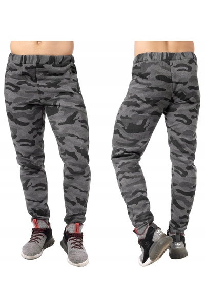 NO BRAND Pantaloni de trening căptușiți călduroși, Pantaloni de trening camuf...