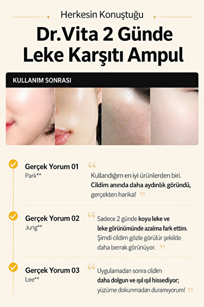 [DAYCELL] Dr.VITA⁺ Dr.VITA Vita C Dual Solution - %15 Aydınlatıcı C Vitamini Seti