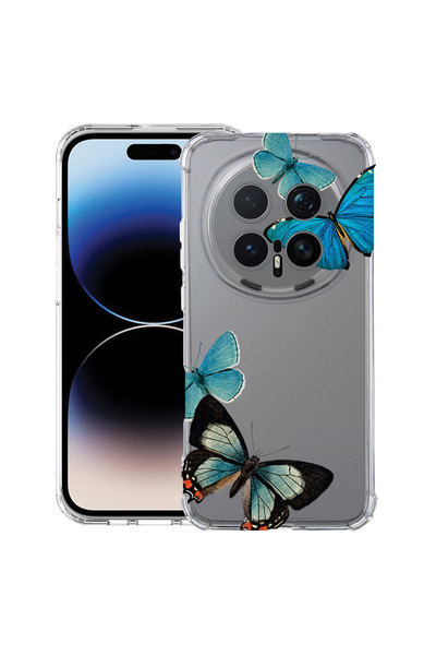 bestcase ®   Αντικραδασμική Θήκη Husa για Honor Magic 8 Pro, Όμορφες Μπλε Πετ...