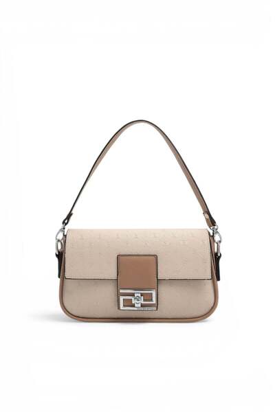 Silver Polo Beige - Latte Fashion Women's Shoulder Bag Sp1179