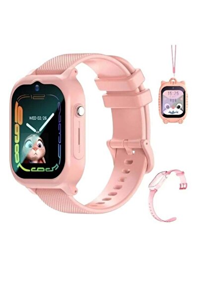 Ath Παιδικό Smartwatch 4G με GPS & Κάμερα Ροζ