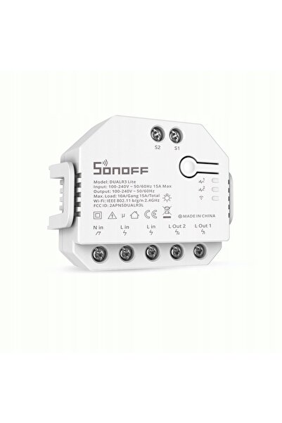 Sonoff Comutator inteligent Wi-Fi pentru rulouri electronice Dual R3 Lite