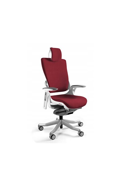 Unique Wau 2 Scaun de birou ergonomic Roșu închis/Alb