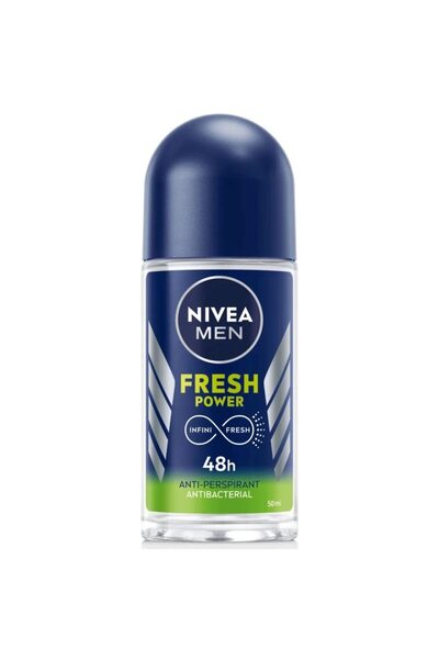 NIVEA Antiperspirant Roll-On, Nivea, 50 ml Men Fresh Power