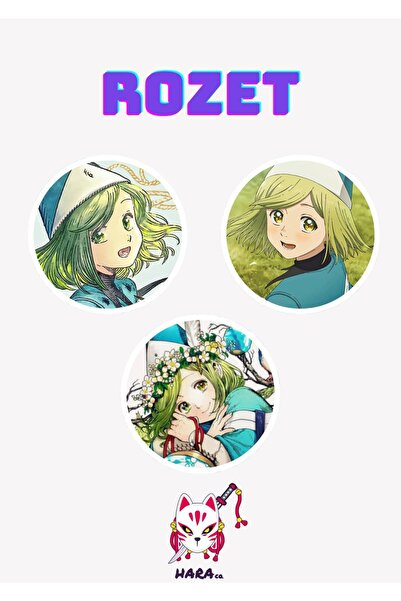 Hara Company Witch Hat Atelier Animesi Coco Rozet Seti / Çanta Süsü