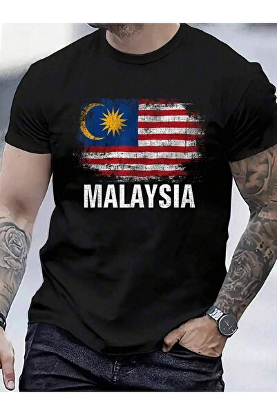 799 100% Cotton Malaysia Flag For Malaysian Gift T-Shirt Men's Women's Vintag...
