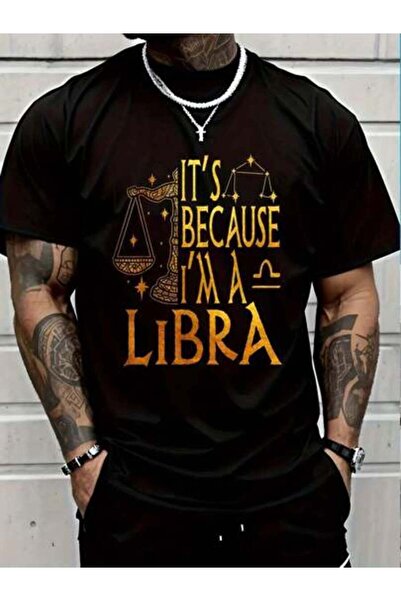 799 100% Cotton Casual Tshirt Im Libra Zodiac Sign Symbol Scale September Oct...