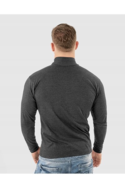 NO BRAND Pulover elegant cu guler înalt pentru bărbați, Golf Wxm XXL Antracit