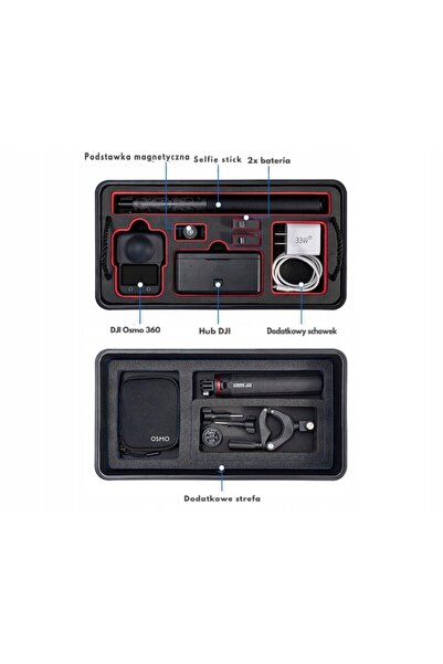 NO BRAND Valiză de transport impermeabilă Osmo 360 cu două compartimente - ca...