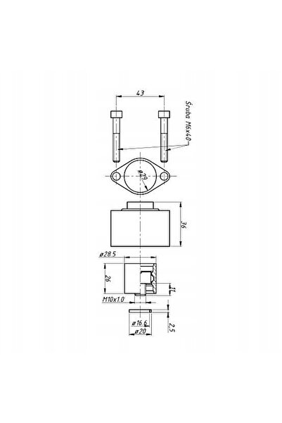 NO BRAND Zăvor cu manetă pentru colector cu control manual
