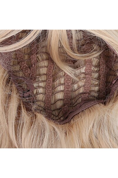 NO BRAND Perucă lungă de damă, blond ombre, ondulată, 71cm