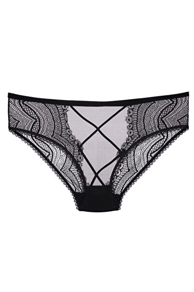 papatya lingerie ملابس داخلية أنيقة بتصميم تول من الأمام ودانتيل من الخلف مع ...