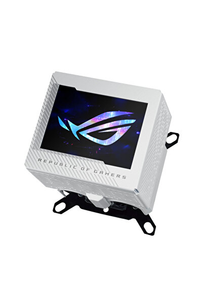 ASUS ROG RYUJIN III WB WHT Υδρόψυκτο Μπλοκ, Intel/AMD, Οθόνη LCD 3.5 " (Λευκό)