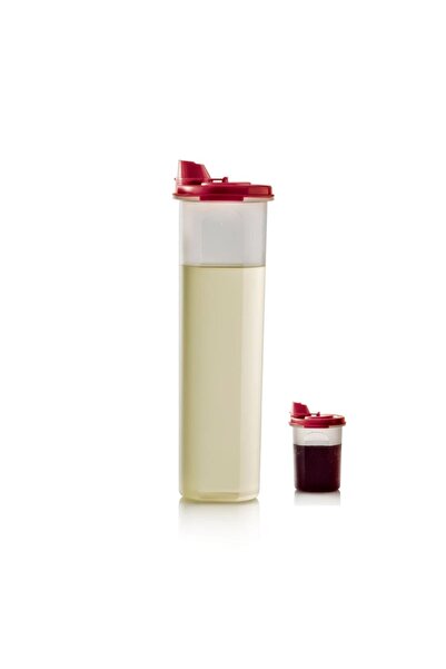 Tupperware Oval Zeytinyağlık Kırmızı Kapak 2'Lİ