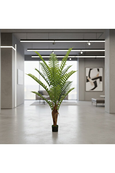 Alessandro DESIGN Decoratiune Roystonea Regia, 200 cm, 15 frunze, Verde